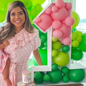 Pink Polka Dot dress